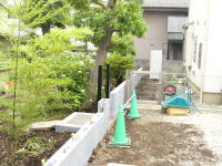 栃木県足利市のブロック工事